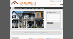 Desktop Screenshot of boomerangcapitalgroup.com