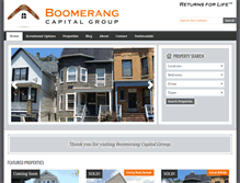 Tablet Screenshot of boomerangcapitalgroup.com